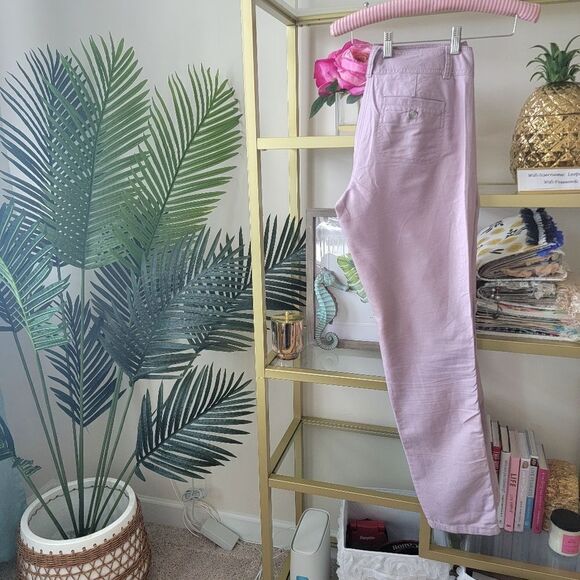 The Loft - Muave Pink / Lavendar Straight Leg Jeans/Denim Size 2 Tall - Picture 2 of 2